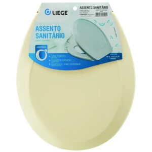 Assento Universal Oval Bege