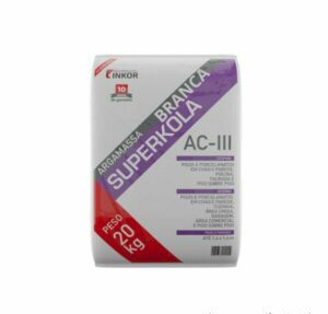 Argamassa Inkor Superkola ACIII Branca 20 Kg