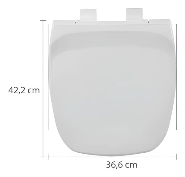 Assento Para Bacia Fit/Versato Soft Close Branco - Imagem 2