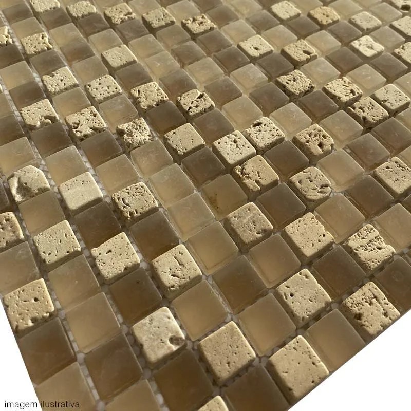 Pastilha De Vidro Cristal Com Pedra Pcp 501 Porto Design - Imagem 3