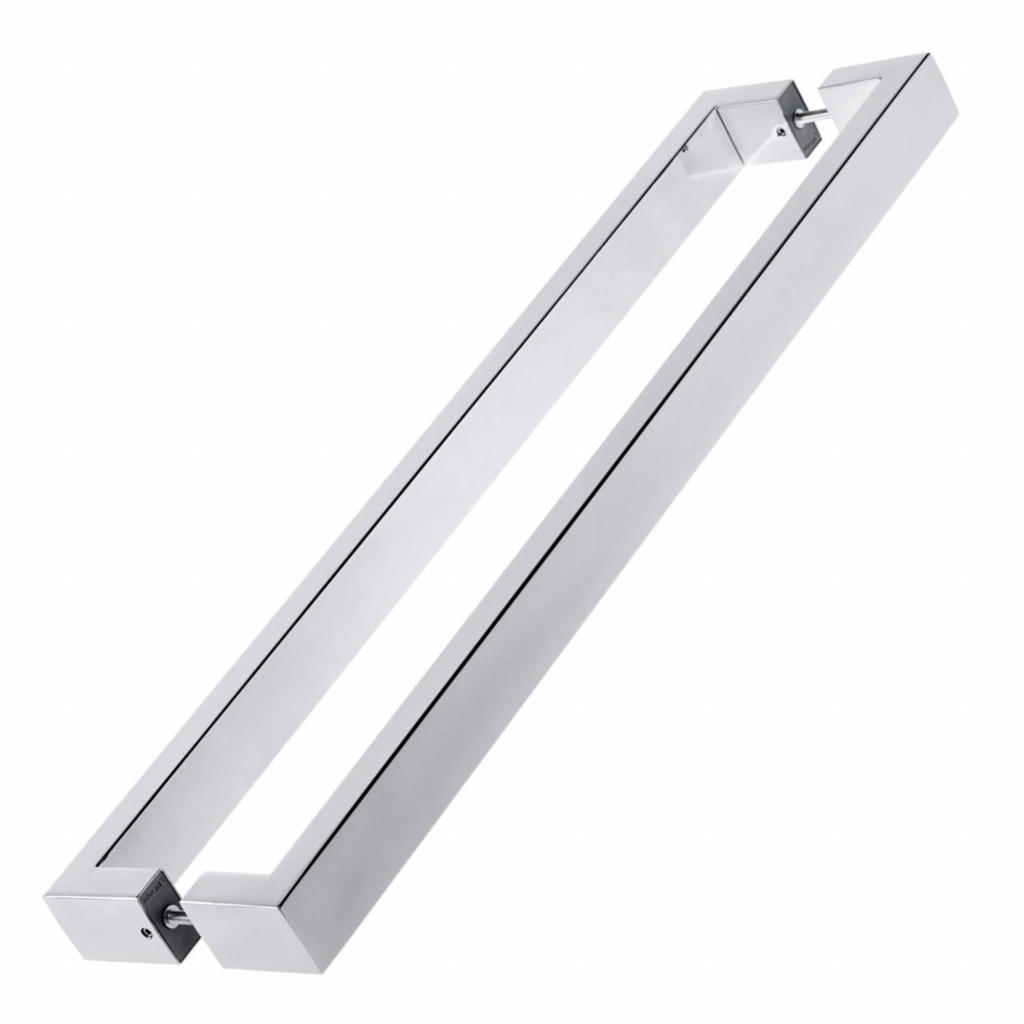 Puxador Duplo Lisboa Inox Polido 1,20 M