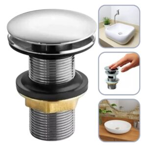 Válvula Liege Click Lavatório Abs/Inox Class