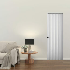 Porta Sanfonada 90 Cm Cinza