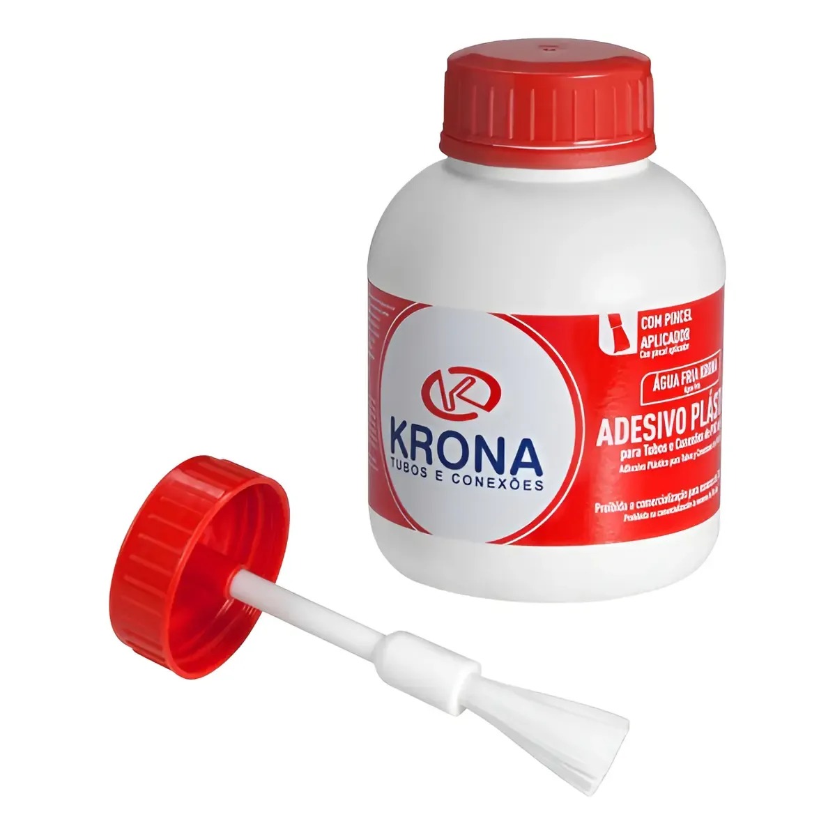 Adesivo Plástico para Tubo de PVC 175g com Pincel Aplicador Krona