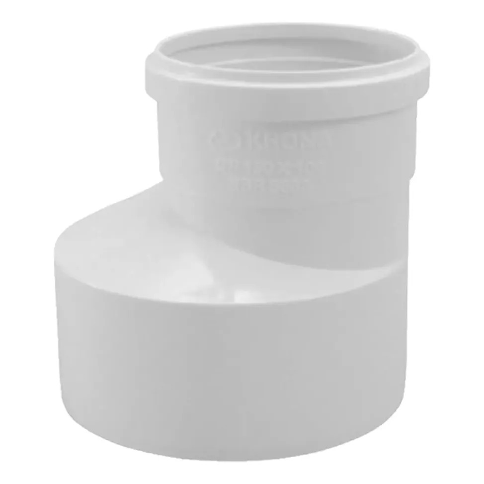 Redução Excêntrica para Esgoto 75mm x 50mm Krona